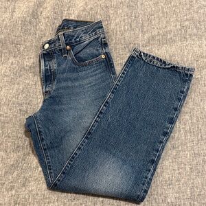 Levi's Women's Straight Leg Jeans - Dark Blue